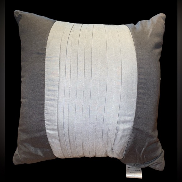 Source Unknown Other - Two Decorative Two Tone Gray Pillows